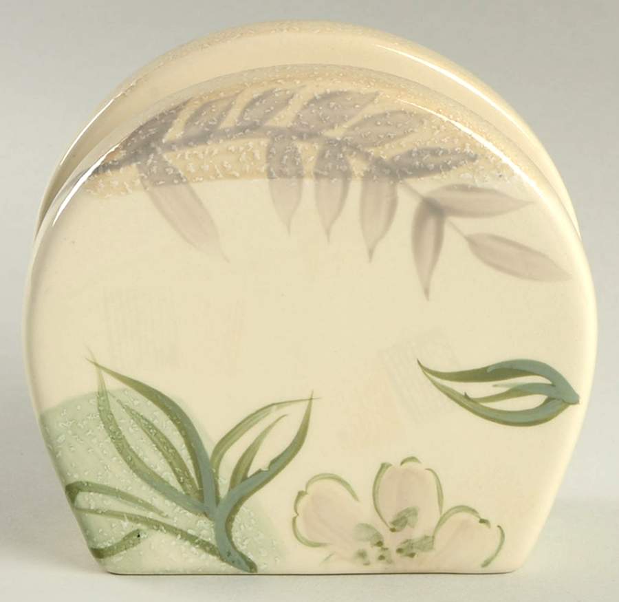 Textured Leaves (Corelle) Napkin Holder by Corning Corelle-1