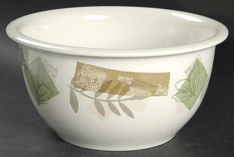 Textured Leaves (Corelle) 9" Mixing Bowl by Corning Corelle-1