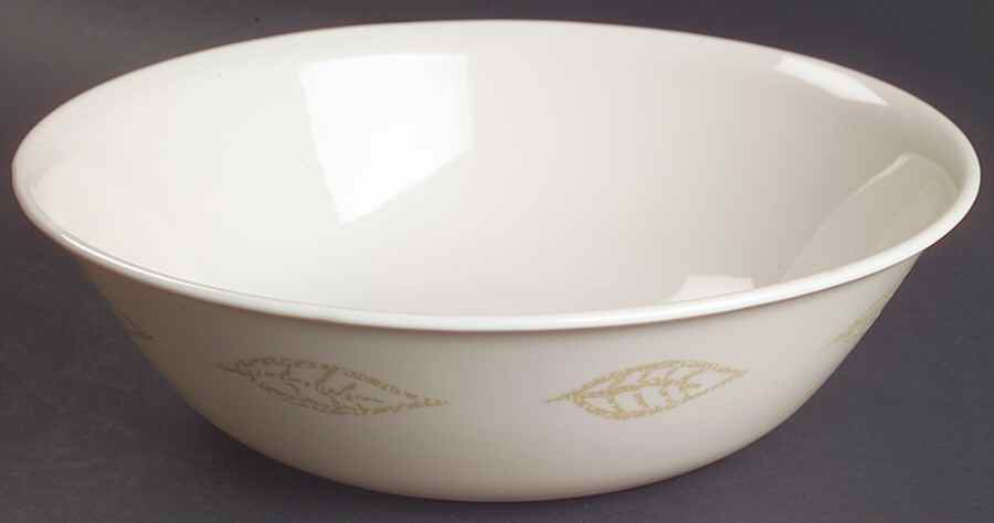 Textured Leaves (Corelle) 8" Round Vegetable Bowl by Corning Corelle-1
