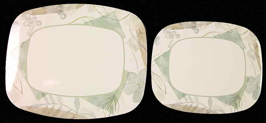 Textured Leaves (Corelle) 2-Piece Stove and Counter Mat by Corning Corelle-1