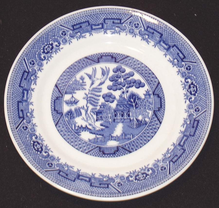 Blue Willow Salad Plate by Carr-1