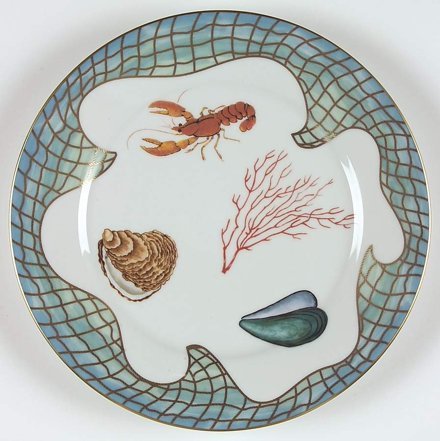 St. Tropez Salad/Dessert Plate by Lynn Chase-1