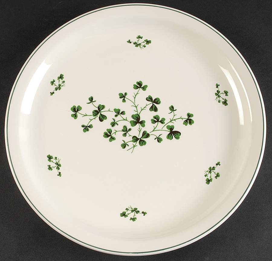 Shamrock 11" Chop Plate (Round Platter) by Carrigaline-1