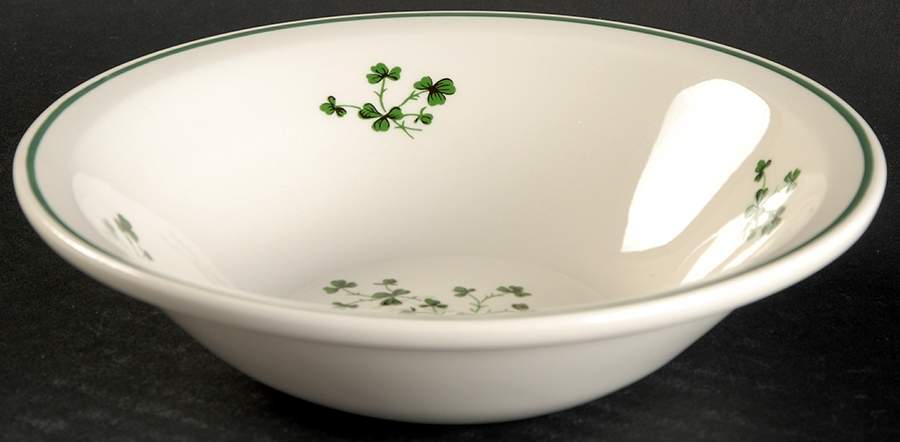 Shamrock Rim Cereal Bowl by Carrigaline-1