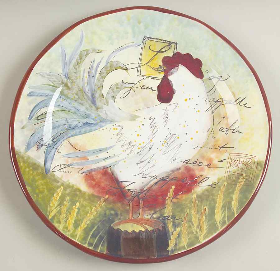 Le Rooster Service Plate (Charger) by Certified International-1