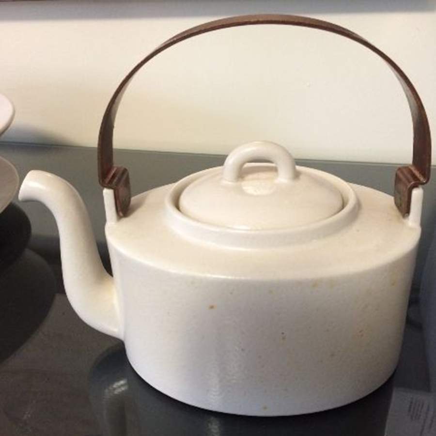 Domo Pearl Teapot & Lid by Crate & Barrel-1