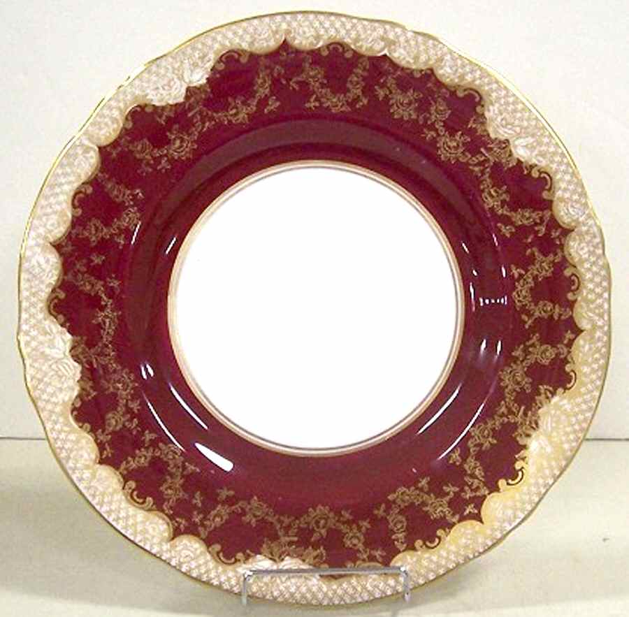 CRS129 Luncheon Plate by Crown Staffordshire-1