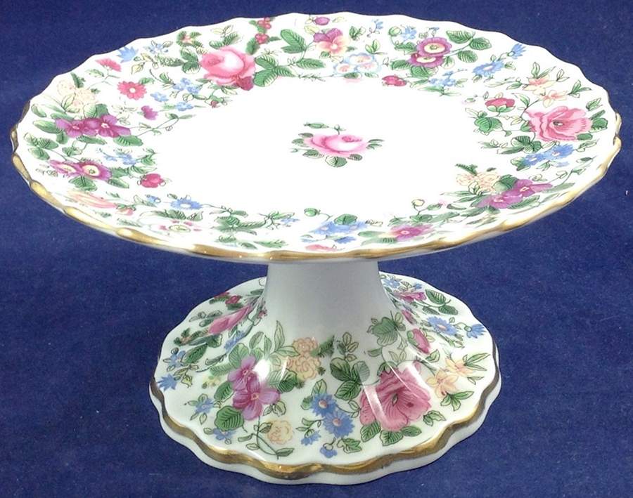 CRS131 Round Compote (Height X Width) by Crown Staffordshire-1
