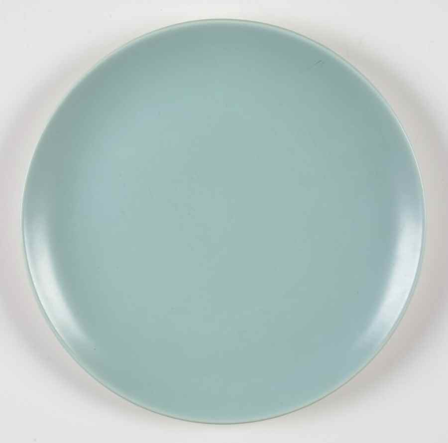 Rancho Duo Tone Turquoise Ivory Luncheon Plate by Catalina-1