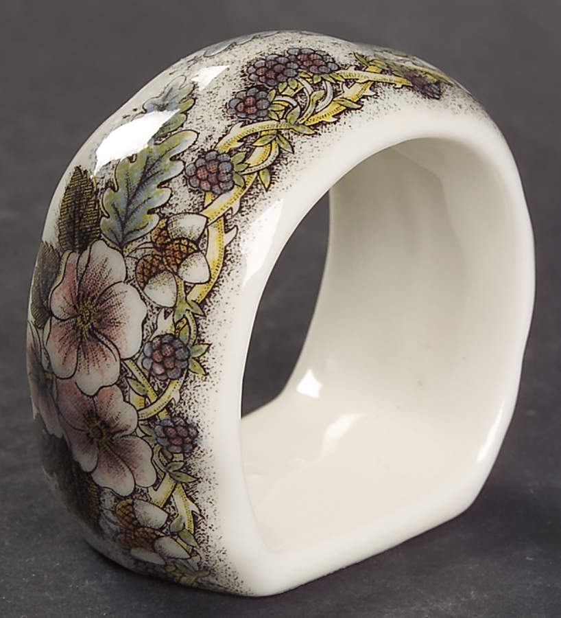 Thanksgiving Multicolor (Made in England) Napkin Ring by Churchill-1