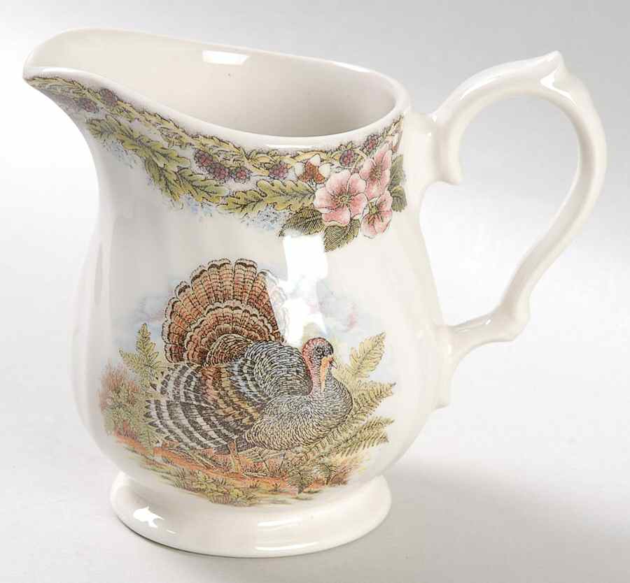 Thanksgiving Multicolor (Made in England) Creamer by Churchill-1