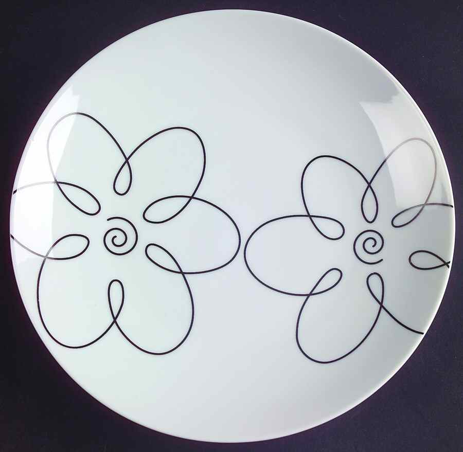 Daisy Doodle Salad Plate by Crate & Barrel-1