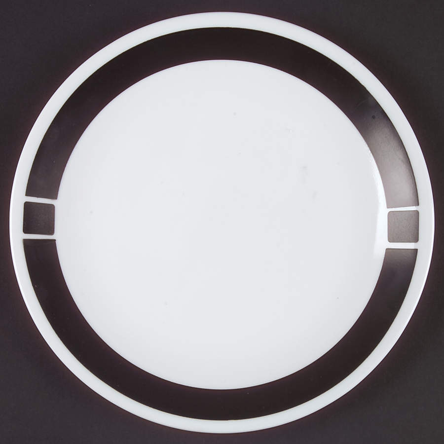 Urban Black (Corelle) Luncheon Plate by Corning Corelle-1