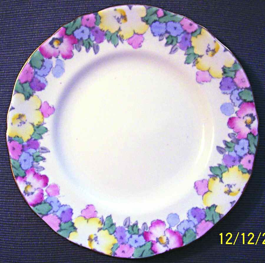 F14910 (Scalloped) Luncheon Plate by Crown Staffordshire-1