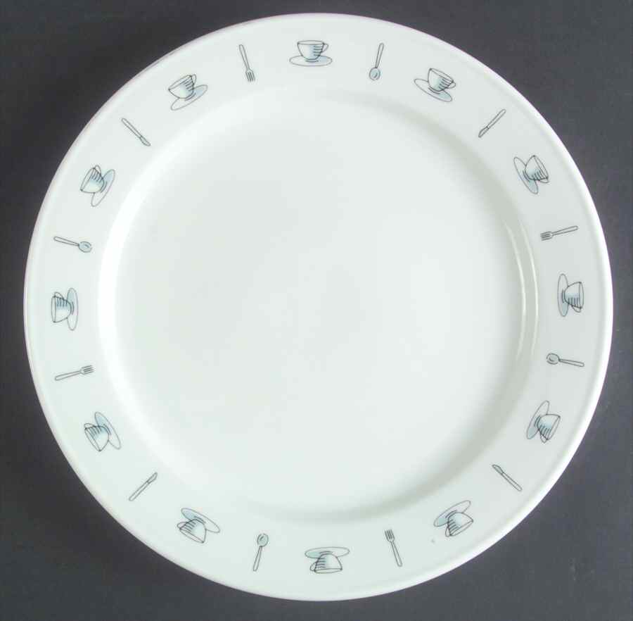 Coffee Shop Dinner Plate by Crate & Barrel-1
