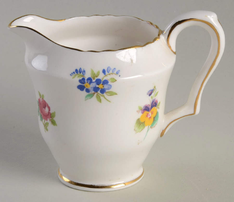 Floral Bouquet (Smooth) Mini Creamer by Crown Staffordshire-1