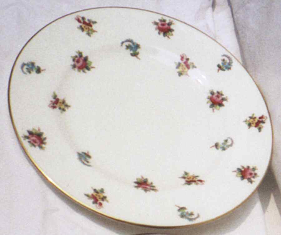 Floral Bouquet (Smooth) Dinner Plate by Crown Staffordshire-1