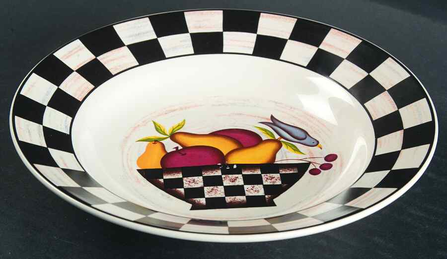 Cxz1 Rim Soup Bowl by Carol Endres-1