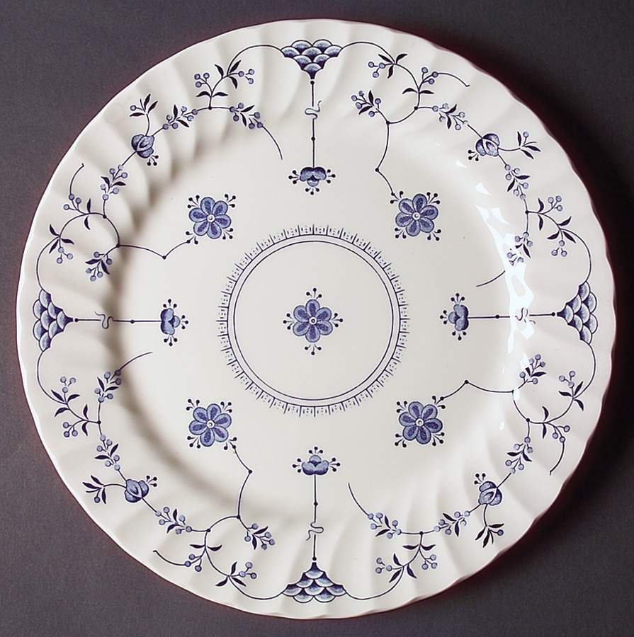 Finlandia (Swirl Rim, Columbia, Malaysia) 12" Chop Plate (Round Platter) by Churchill-1