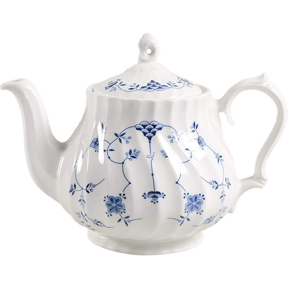 Finlandia (Swirl Rim, Columbia, Malaysia) Teapot & Lid by Churchill-1