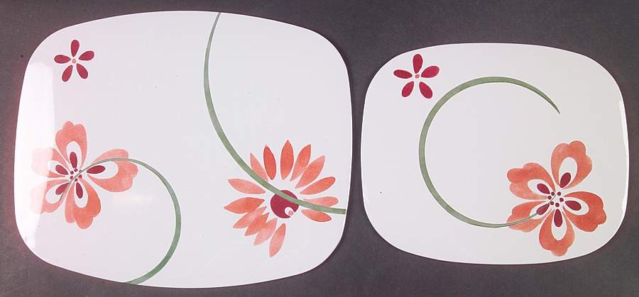 Pretty Pink (Corelle) 2-Piece Stove and Counter Mat by Corning Corelle-1