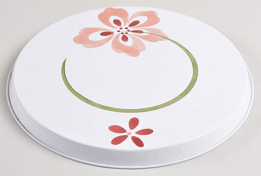 Pretty Pink (Corelle) 8" Steel Individual Stove Cover by Corning Corelle-1