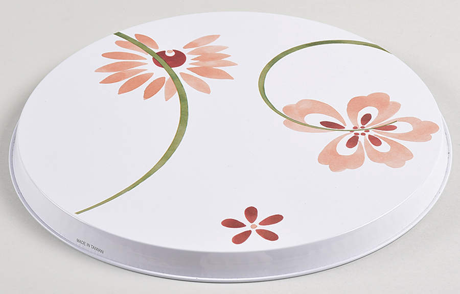 Pretty Pink (Corelle) 10" Individual Steel Stove Cover by Corning Corelle-1