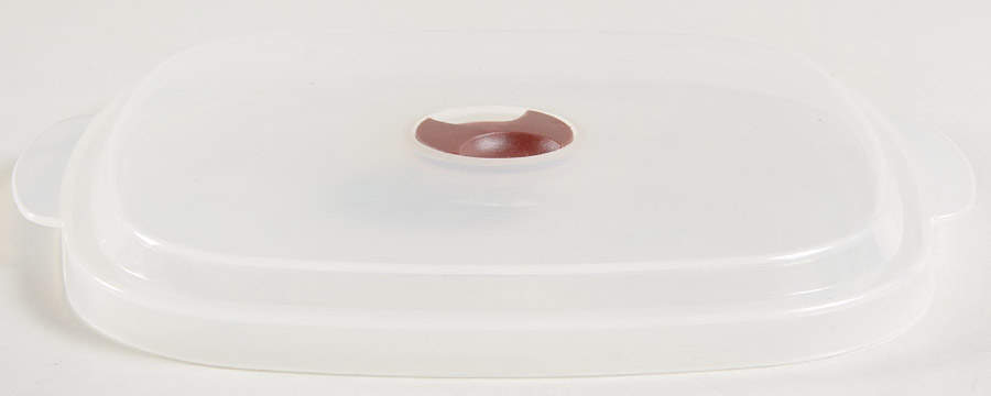 Pretty Pink (Corelle) Vent Lid for 28 Oz Square Plastic Microwave Bow by Corning Corelle-1