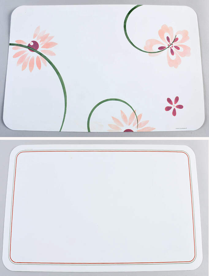 Pretty Pink (Corelle) Reversible Vinyl Placemat by Corning Corelle-1