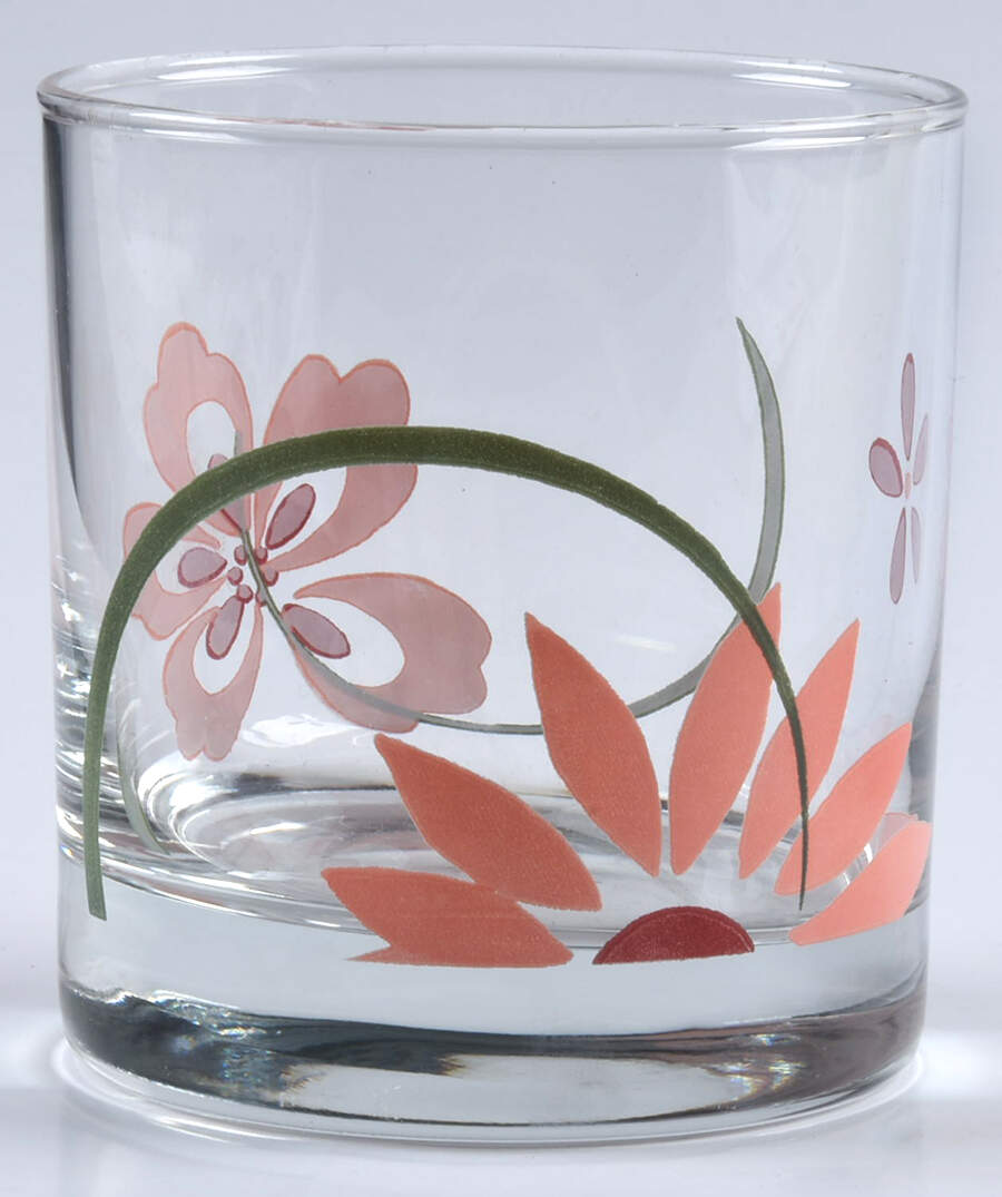 Pretty Pink (Corelle) 8 Oz Glassware Double Old Fashioned by Corning Corelle-1
