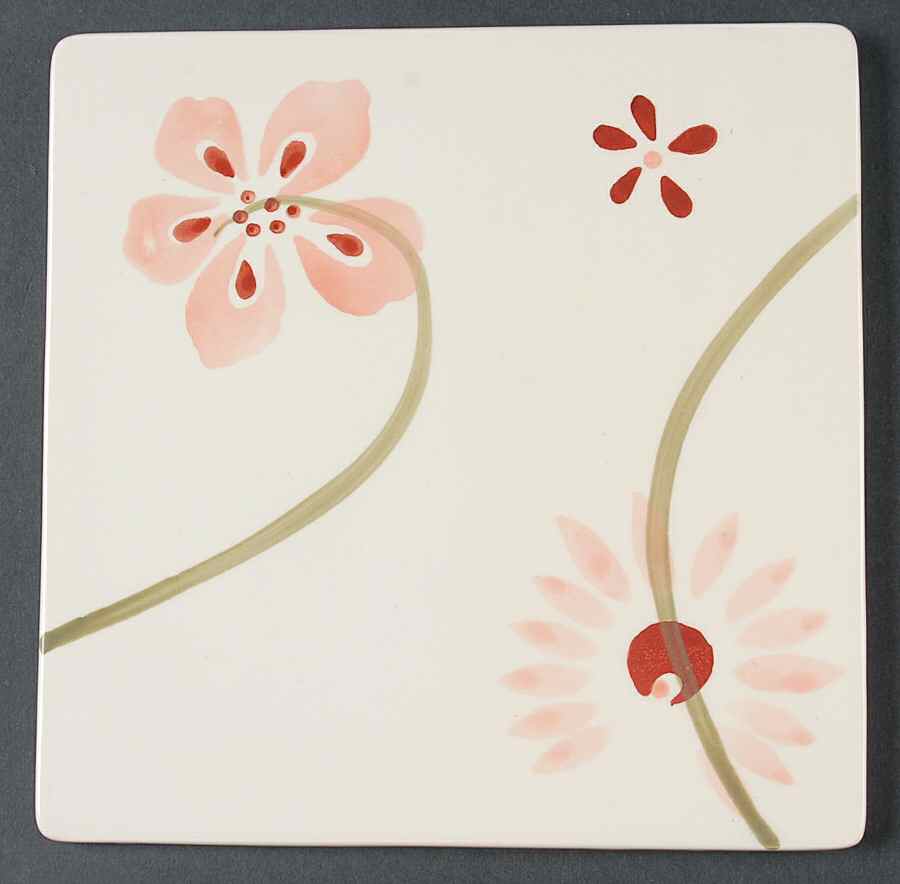 Pretty Pink (Corelle) Square Trivet by Corning Corelle-1