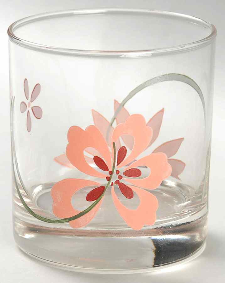 Pretty Pink (Corelle) 9 Oz Glassware Juice by Corning Corelle-1