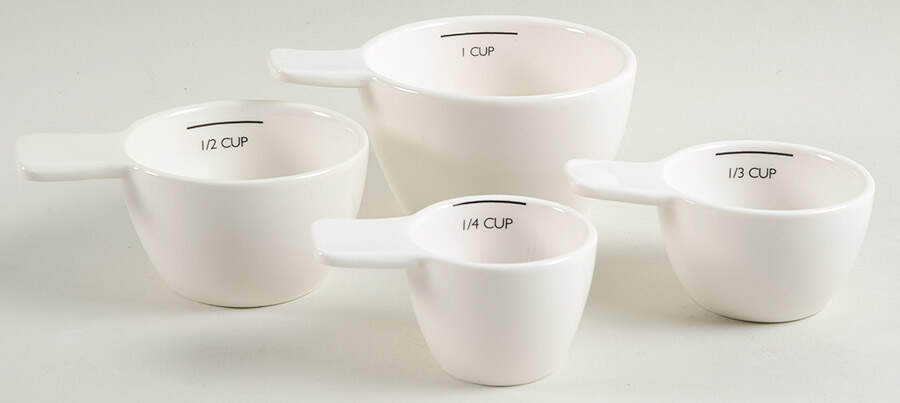 Aspen (Essential) Measuring Cup Set (1 Cup,1/2 Cup,1/3 Cup,1/4 Cup) by Crate & Barrel-1