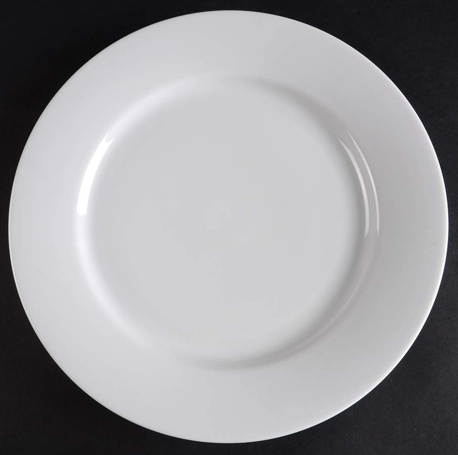 Aspen (Essential) 12" Round Buffet Plate by Crate & Barrel-1