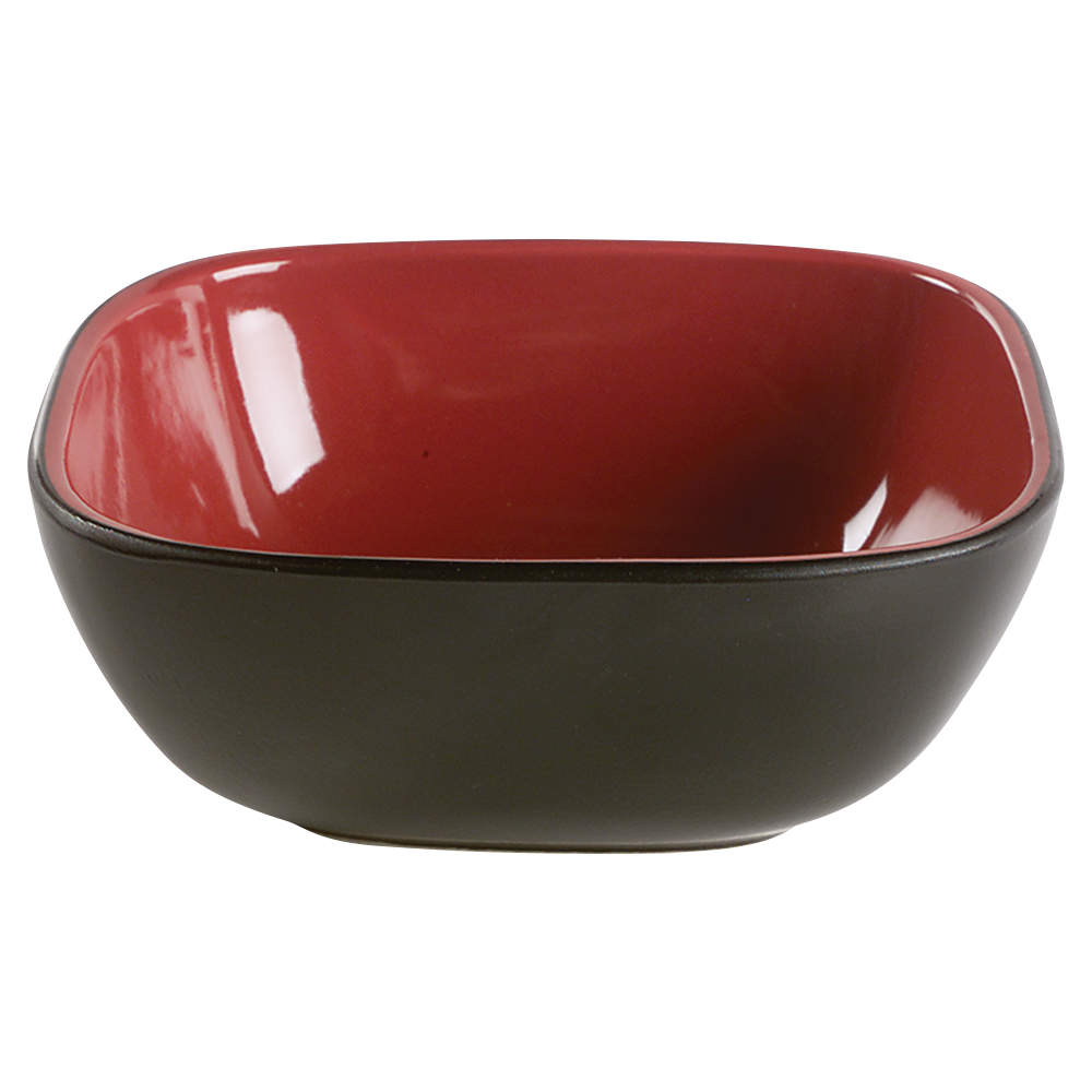 Chili Red (Square) Soup/Cereal Bowl by Corning Corelle-1