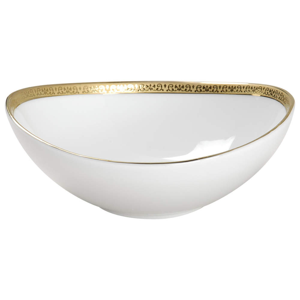 Grand Buffet Gold 5" Oval All Purpose Bowl by Charter Club-1