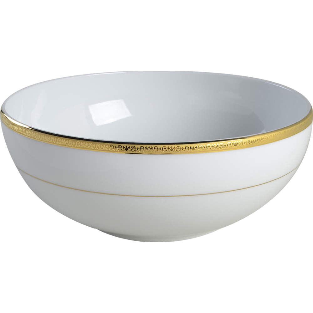 Grand Buffet Gold 9" Salad Serving Bowl by Charter Club-1