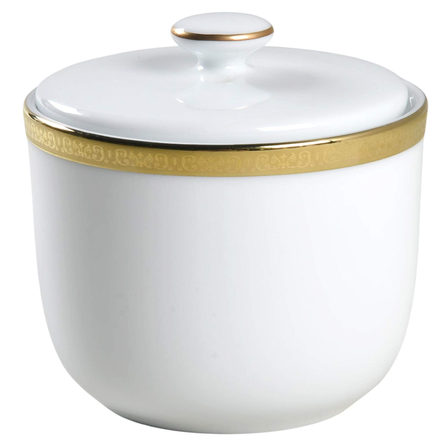Grand Buffet Gold Sugar Bowl & Lid by Charter Club-1