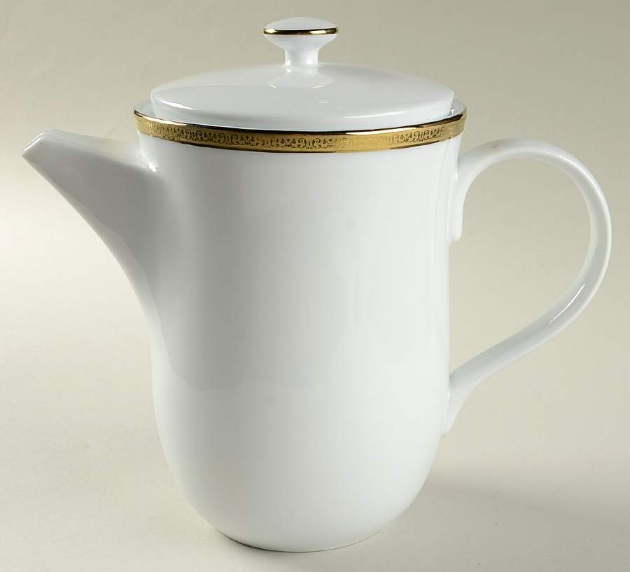 Grand Buffet Gold Coffee Pot & Lid by Charter Club-1