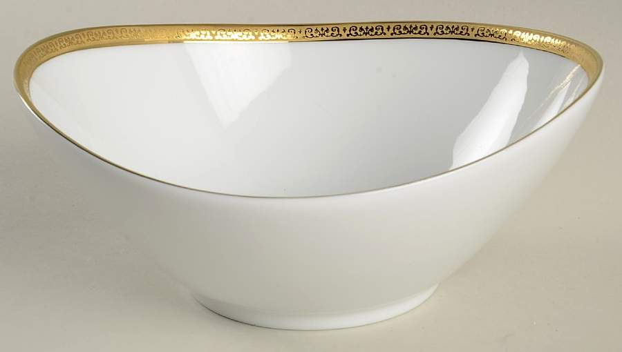 Grand Buffet Gold 7" Oval All Purpose Bowl by Charter Club-1