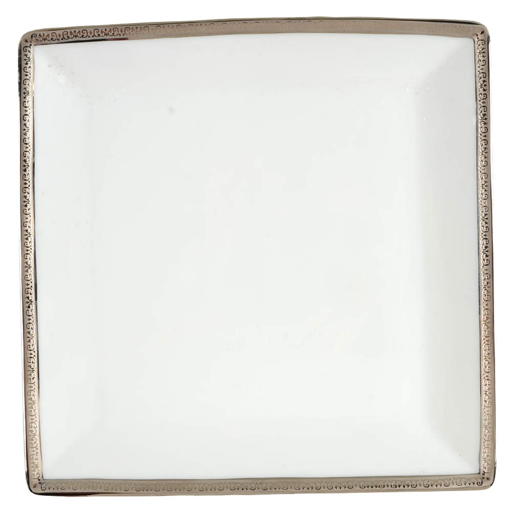 Grand Buffet Platinum Square Salad Plate by Charter Club-1