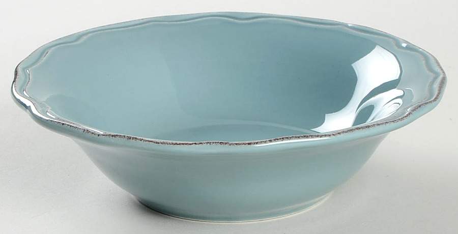 Baroque Aqua Coupe Cereal Bowl by The Cellar (China)-1