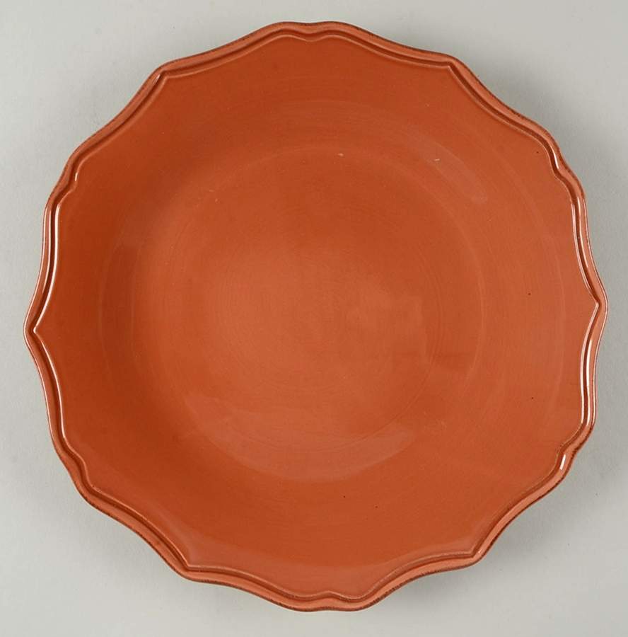 Baroque Terra Cotta Dinner Plate by The Cellar (China)-1