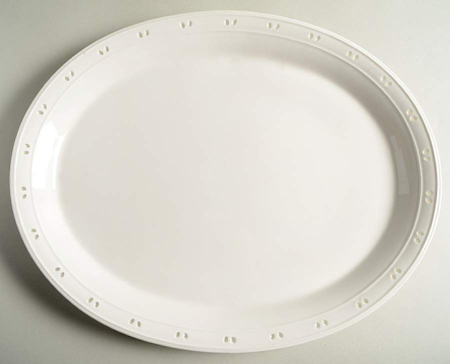 Maya 15" Oval Serving Platter by The Cellar (China)-1
