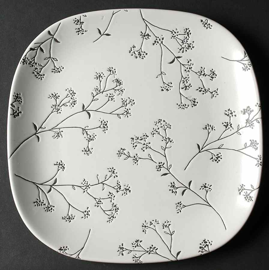 Graffiti Floral Accent Salad Plate by Calvin Klein-1