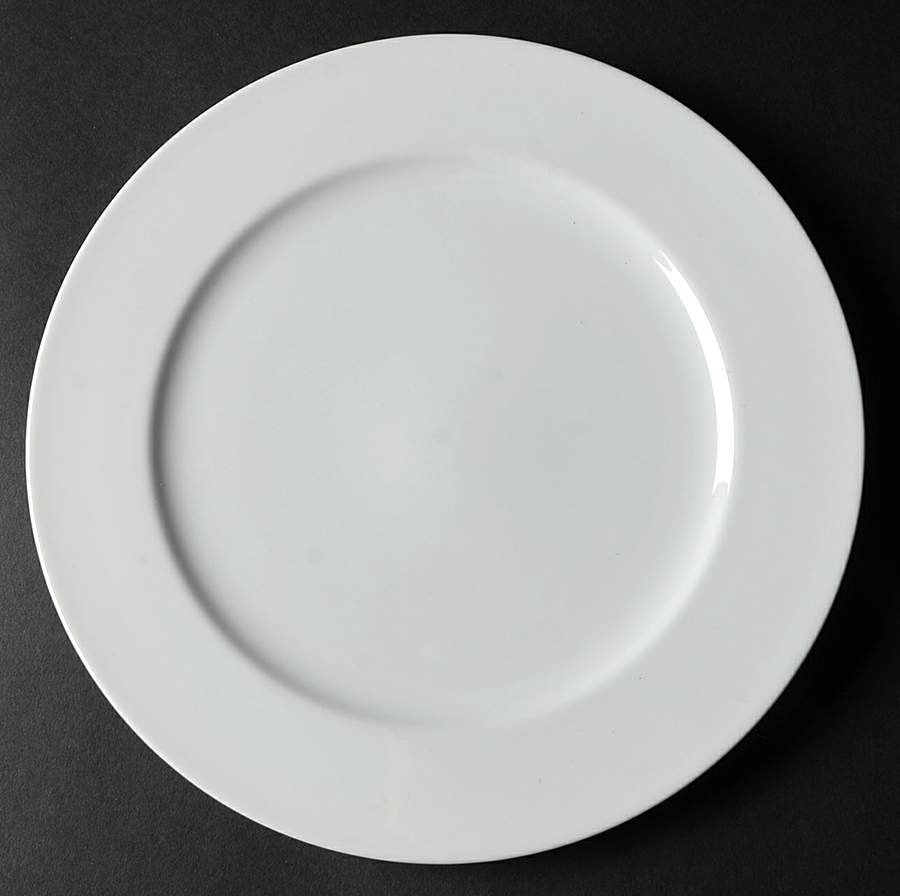 Birch (All White) Luncheon Plate by Calvin Klein-1