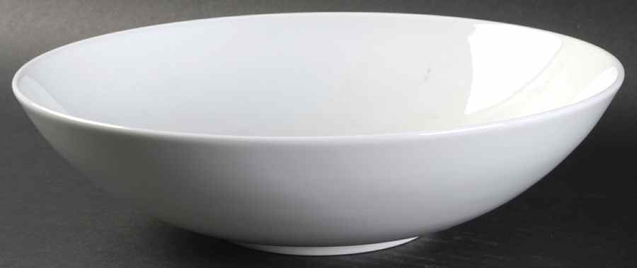 Birch (All White) 10" Round Vegetable Bowl by Calvin Klein-1