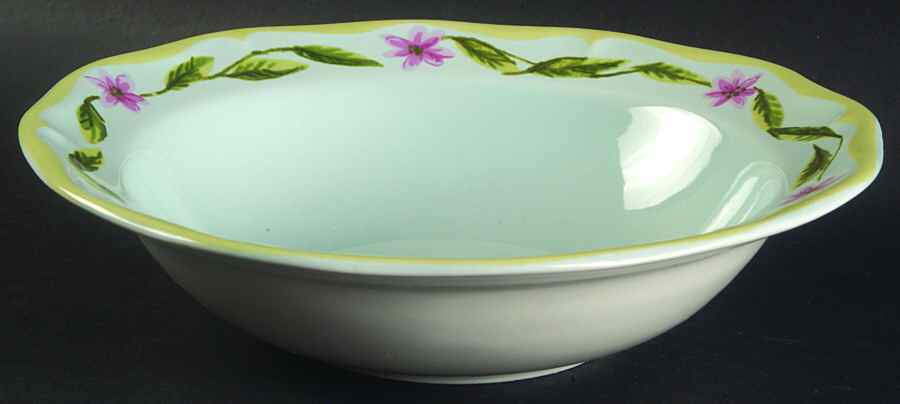 Tropical Pear Rim Soup Bowl by Culinary Arts-1