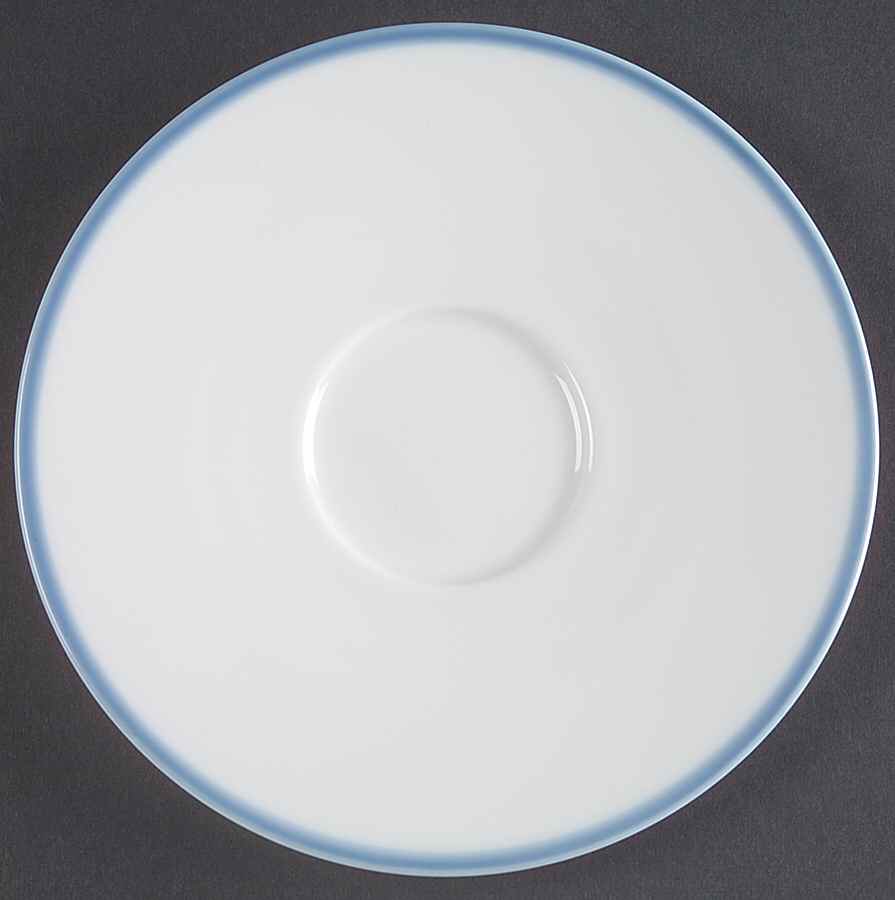 Birch (Floral & Blue Band) Saucer by Calvin Klein-1