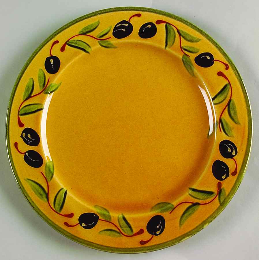 Nicoise Olive Salad Plate by Coursange-1
